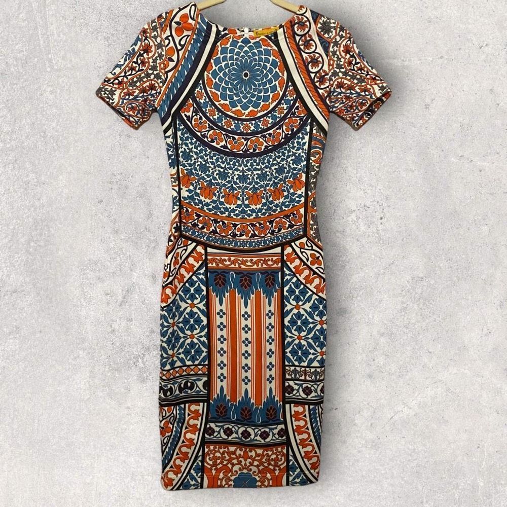Anthropologie Pankaj & Nidhi Printed Dress | XSP